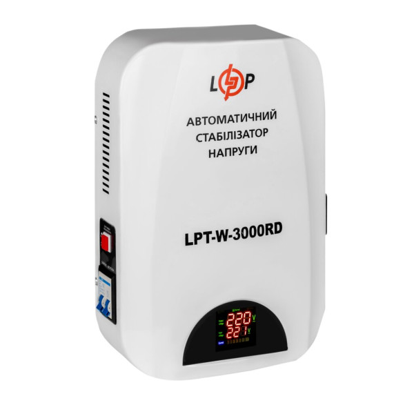 Купить Стабилизатор напряжения LPT-W-3000RD (2100Вт)