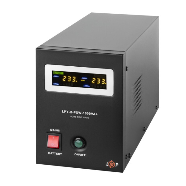 Купить ИБП с правильной синусоидой 12V LPY-B-PSW-1000VA+(700Вт) 10A/20A