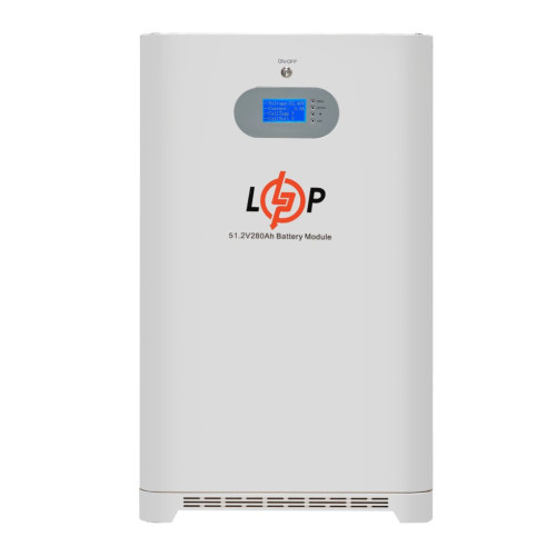 Купити Акумулятор LP LiFePO4 51,2V - 280 Ah (14336 Wh) (Smart BMS 200A) с LCD AB RS485/CAN