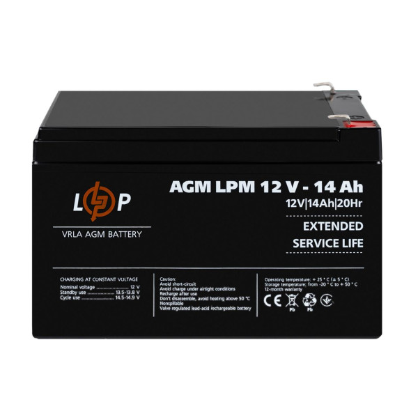 Купить Аккумулятор AGM LPM 12V - 14 Ah