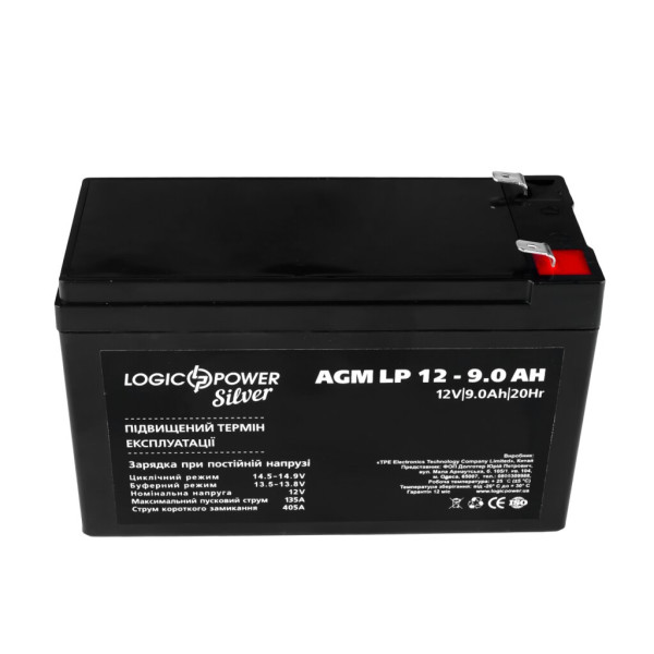Купити Акумулятор AGM LP 12V - 9 Ah Silver