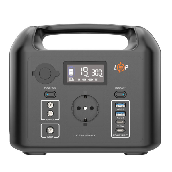 Купити Багатофункціональна портативна зарядна станція LP CHARGER 300 (300W, 320Wh)