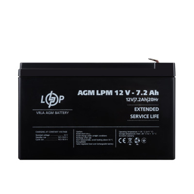 Купить Аккумулятор AGM LPM 12V - 7.2 Ah