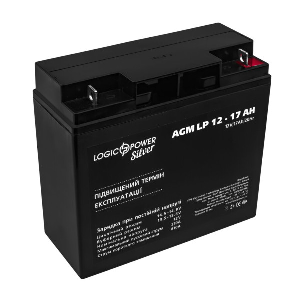 Купити Акумулятор AGM LP 12V - 17 Ah Silver