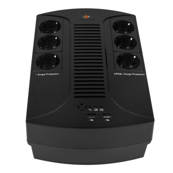 Купити Лінійно-інтерактивне ДБЖ LP 850VA-6PS (595Вт)