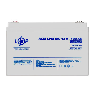 Купити Акумулятор мультигелевий LPM-MG 12V - 100 Ah