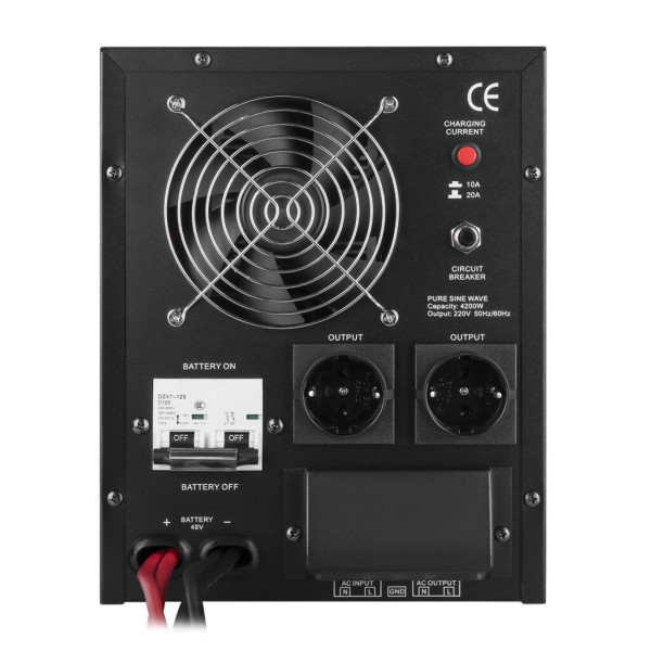 Купити ДБЖ з правильною синусоїдою 48V LPY-B-PSW-6000VA+(4200Вт)10A/20A