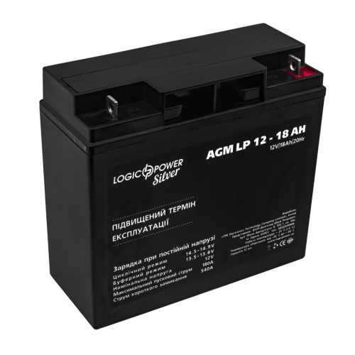 Купити Акумулятор AGM LP 12V - 18 Ah Silver