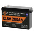 Купить Аккумулятор LP LiFePO4 12V (12,8V) - 200 Ah (2560Wh) (Smart BMS 150А) с BT пластик Уценка