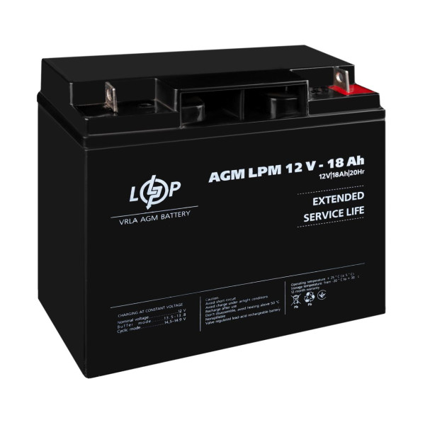 Купить Аккумулятор AGM LPM 12V - 18 Ah