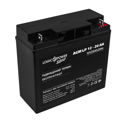 Купити Акумулятор AGM LP 12V - 20 Ah Silver
