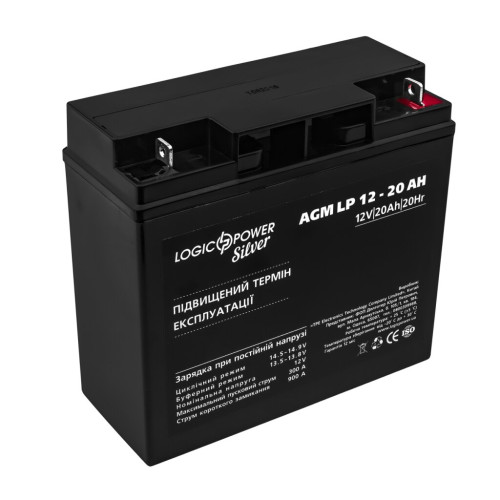 Купити Акумулятор AGM LP 12V - 20 Ah Silver