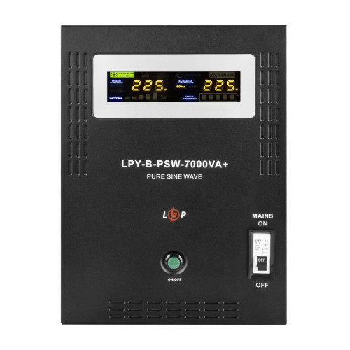 Купити ДБЖ з правильною синусоїдою 48V LPY-B-PSW-7000VA+(5000Вт)10A/20A Уцінка
