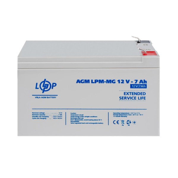 Купить Аккумулятор мультигелевый LPM-MG 12V - 7 Ah
