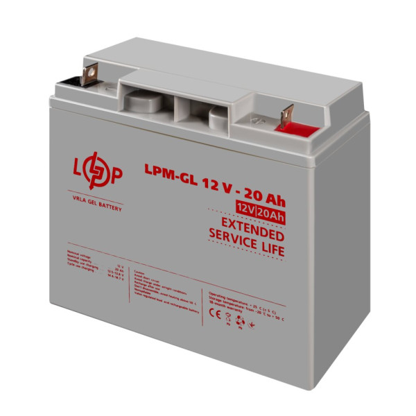 Купить Аккумулятор гелевый LPM-GL 12V - 20 Ah