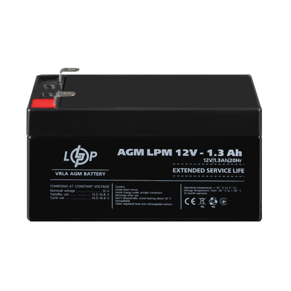 Купить Аккумулятор AGM LPM 12V - 1.3 Ah