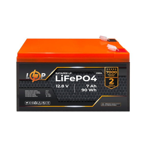 Купити Акумулятор LP LiFePO4 12,8V - 7Ah (90Wh)