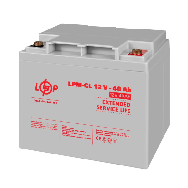 Купить Аккумулятор гелевый LPM-GL 12V - 40 Ah