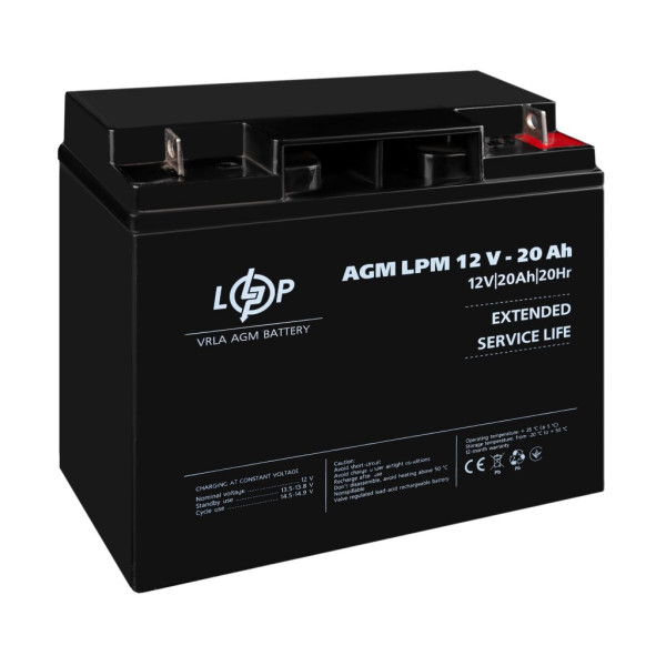 Купити Акумулятор AGM LPM 12V - 20 Ah