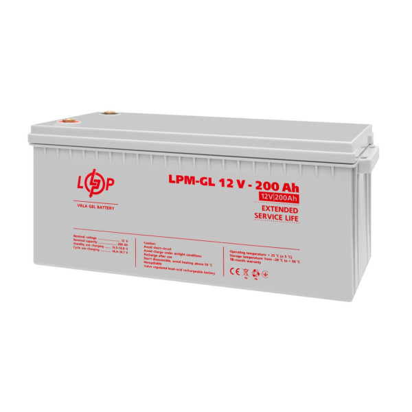 Купить Аккумулятор гелевый LPM-GL 12V - 200 Ah