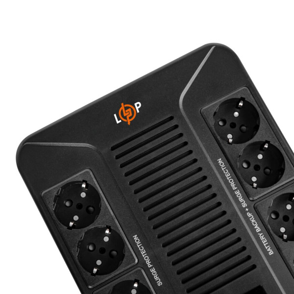 Купити Лінійно-інтерактивне ДБЖ LP-600VA-8PS (360Вт)