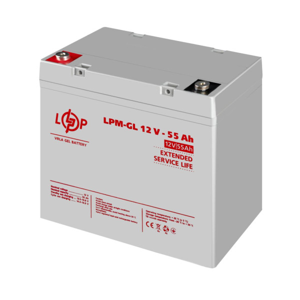 Купить Аккумулятор гелевый LPM-GL 12V - 55 Ah