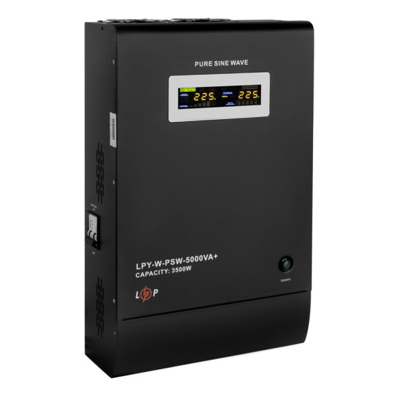 Купити ДБЖ з правильною синусоїдою 48V LPY-W-PSW-5000VA+(3500Вт)10A/20A