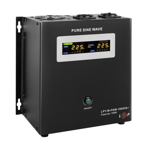 Купить ИБП с правильной синусоидой 12V LPY-W-PSW-1000VA+(700Вт)10A/20A