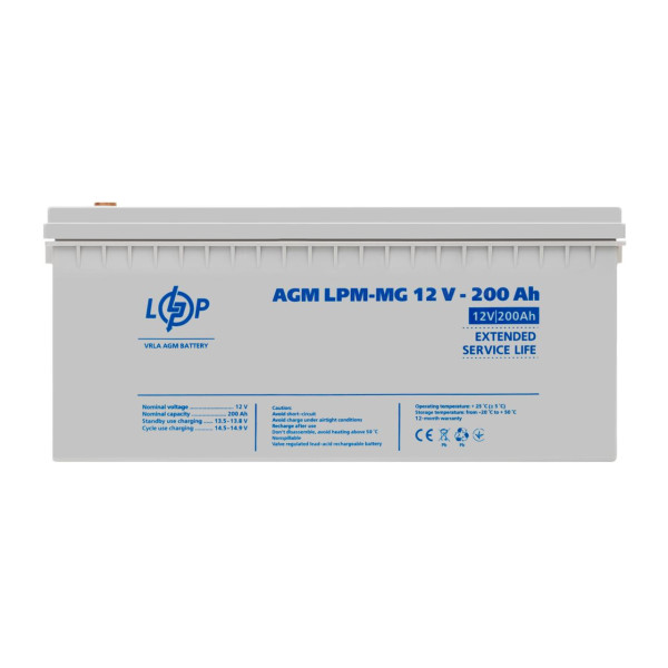 Купить Аккумулятор мультигелевый LPM-MG 12V - 200 Ah
