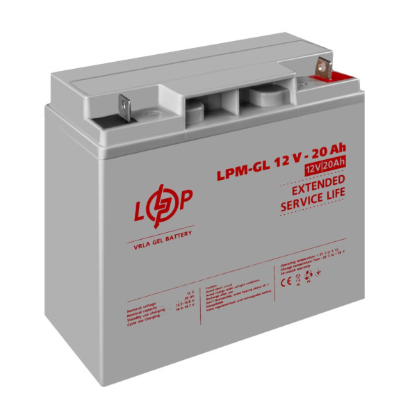 Купити Акумулятор гелевий LPM-GL 12V - 20 Ah