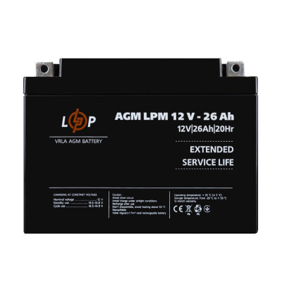 Купить Аккумулятор AGM LPM 12V - 26 Ah