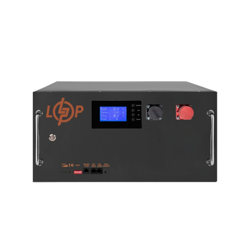 Купити Акумулятор LP LiFePO4 51,2V - 230 Ah (11776Wh) (BMS SP 200A/100А) RM RS485/CAN LCD BL