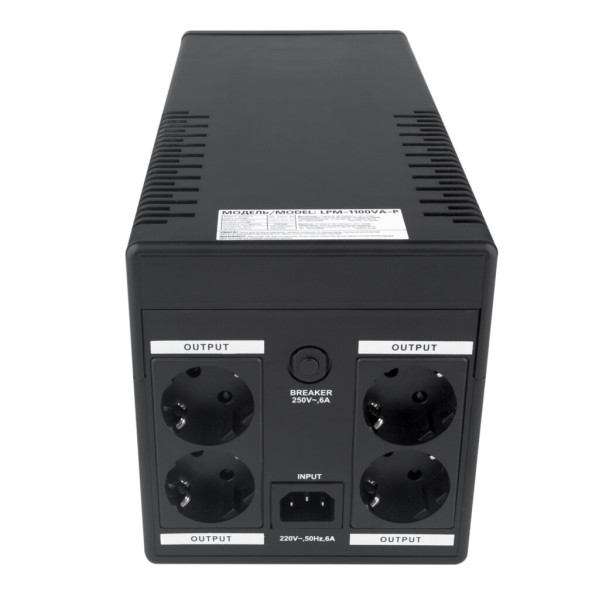 Купить Линейно-интерактивный ИБП LPM-1100VA-P (770Вт)