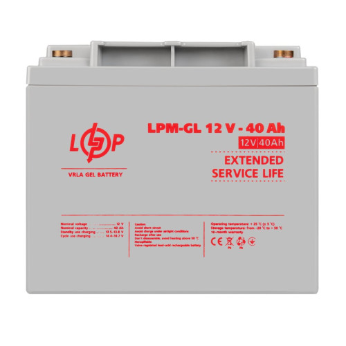 Купити Акумулятор гелевий LPM-GL 12V - 40 Ah