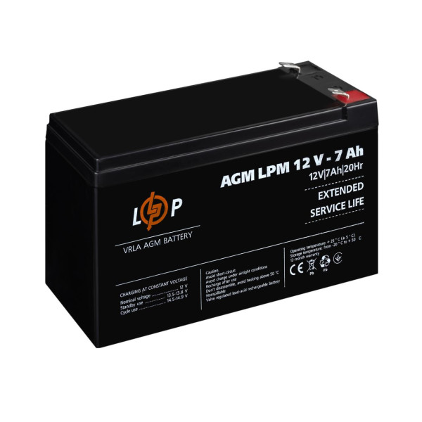 Купить Аккумулятор AGM LPM 12V - 7 Ah