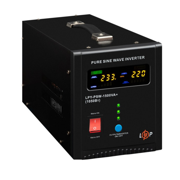 Купить ИБП LogicPower LPY-PSW-1500VA+ (1050Вт) 10A/15A с правильной синусоидой 24V