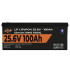 Купити Акумулятор LP LiFePO4 24V (25,6V) - 100 Ah (2560Wh) (Smart BMS 100А) з BT пластик