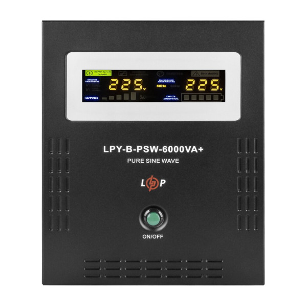 Купити ДБЖ з правильною синусоїдою 48V LPY-B-PSW-6000VA+(4200Вт)10A/20A