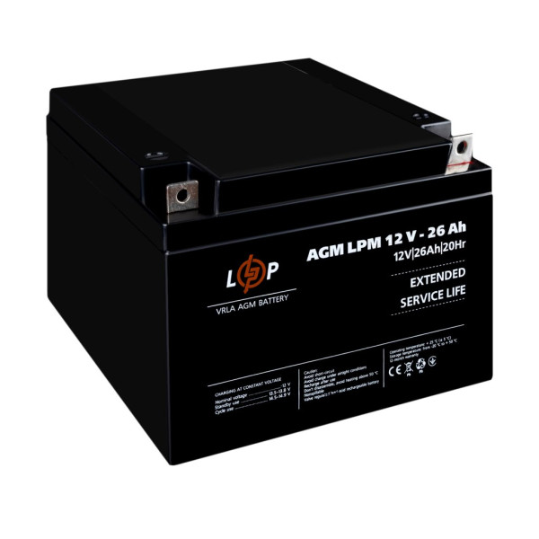 Купити Акумулятор AGM LPM 12V - 26 Ah