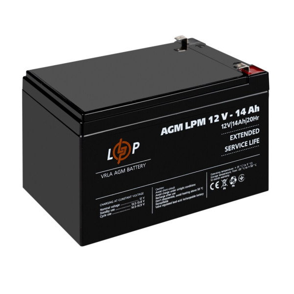 Купити Акумулятор AGM LPM 12V - 14 Ah