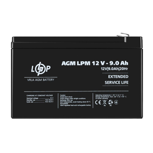 Купить Аккумулятор AGM LPM 12V - 9 Ah