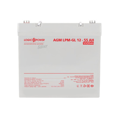 Купить Аккумулятор гелевый LP-GL 12V - 55 Ah Silver