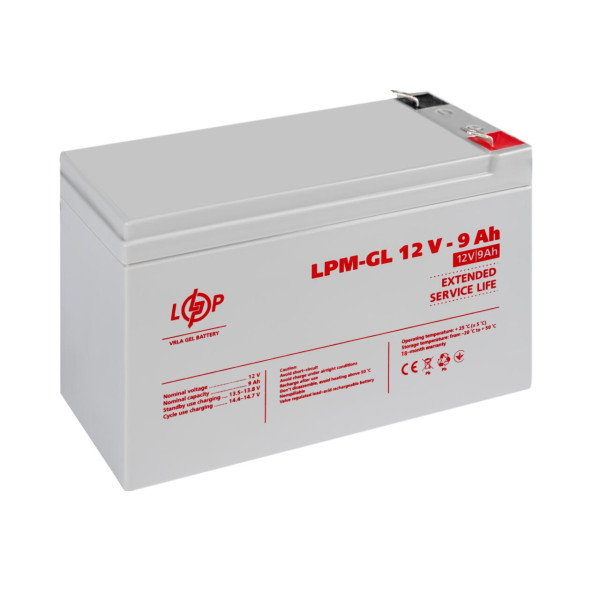 Купить Аккумулятор гелевый LPM-GL 12V - 9 Ah