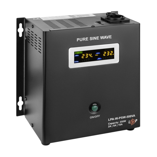 Купить ИБП с правильной синусоидой 12V LPA-W-PSW-500VA(350Вт) 2A/5A/10A