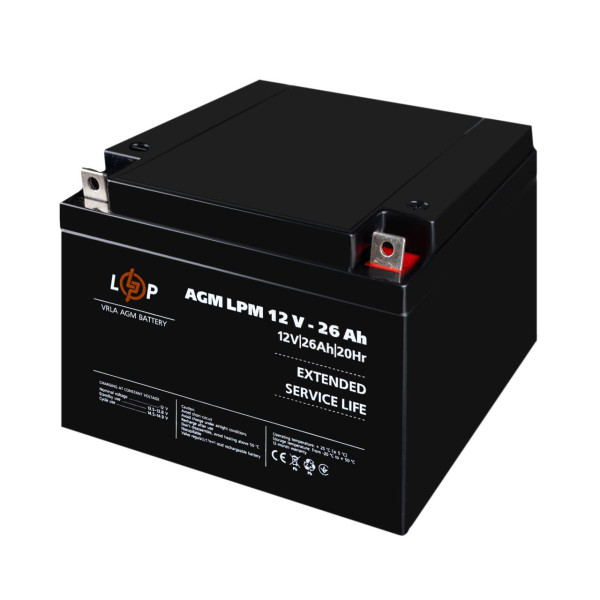 Купить Аккумулятор AGM LPM 12V - 26 Ah