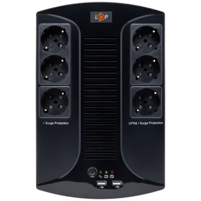 Купити Лінійно-інтерактивне ДБЖ LP 850VA-6PS (595Вт)