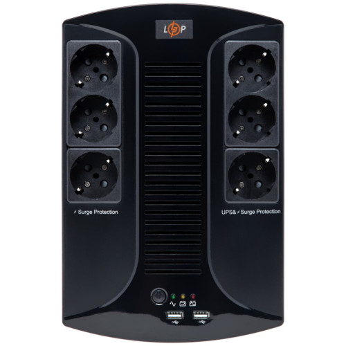 Купити Лінійно-інтерактивне ДБЖ LP 850VA-6PS (595Вт)