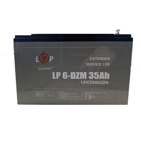 Купить Тяговый свинцово-кислотный AGM аккумулятор LP 6-DZM-35 Ah