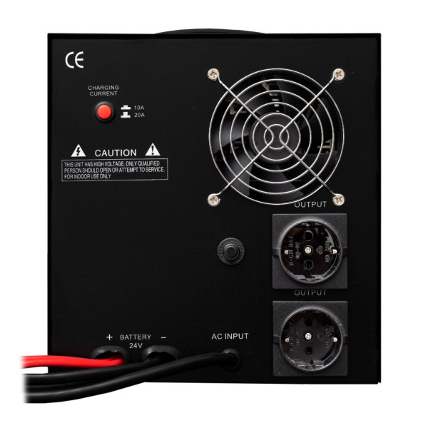 Купити ДБЖ LogicPower LPY-PSW-2500VA+ (1800Вт) 10A/20A з правильною синусоїдою 24V