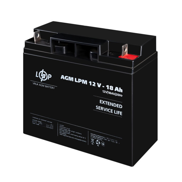 Купити Акумулятор AGM LPM 12V - 18 Ah